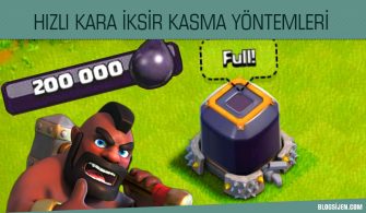 Hızlı Kara İksir Kasma Yöntemleri